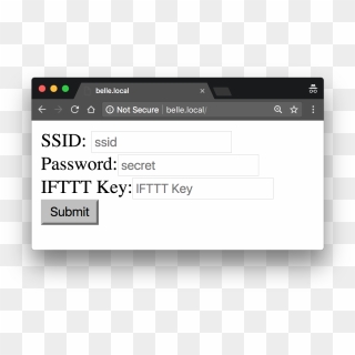 Fill In Ssid , Password And Ifttt Key<br> - Flask Errors, HD Png Download