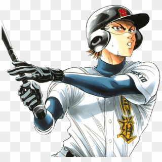 Miyuki Kazuya Manga Color , Png Download - Diamond No Ace Background ...