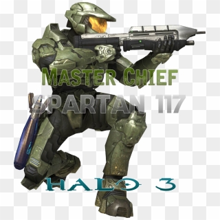 Halo 3 Johnson Master Chief Spartan 117 - Halo Master Chief Transparent, HD Png Download