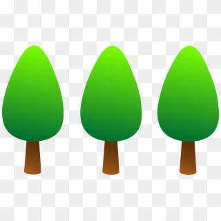 Animated Forest Cliparts - Simple Clip Art Trees, HD Png Download ...