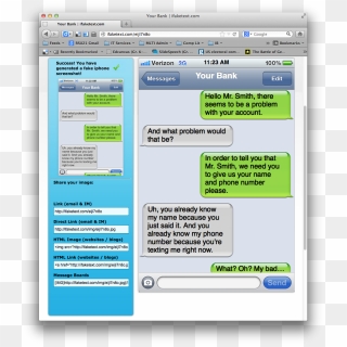 Error Text Message Sample, HD Png Download