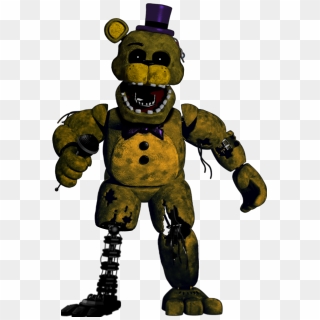 Question Is It Me Or Does - Fnaf Nightmare Fredbear Full Body, HD Png  Download , Transparent Png Image - PNGitem