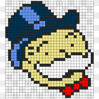Monopoly Man Perler Perler Bead Pattern / Bead Sprite - Pixel Art Car Logo, HD Png Download