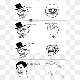 Feel Like A Sir Meme Png - Troll Face Forever Alone - Free Transparent PNG  Download - PNGkey