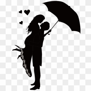 Romance Couple Silhouette Clip Art - ثيمات العروسة, HD Png Download