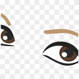 Brown Eyes Clipart Eye Drawing - Eyelash, HD Png Download