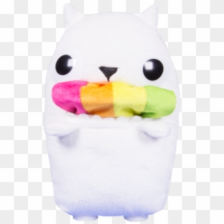 rainbow ralphing cat plush