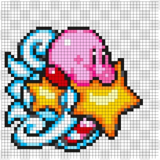 Kirby Star - Pixel Art Kirby, HD Png Download - 1184x1184 (#5794187