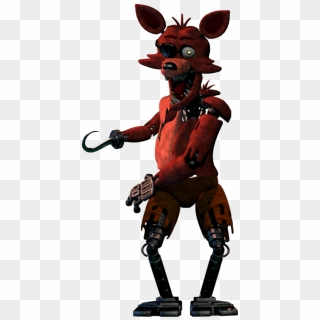 Transparent Five Nights At Freddys Foxy Png - Fnaf Withered Foxy Model, Png  Download - 562x1077 PNG 