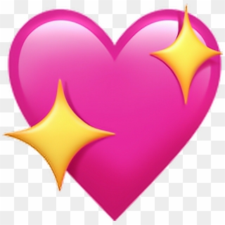 Heart Sticker - Transparent Emoji Heart Overlay, HD Png Download ...