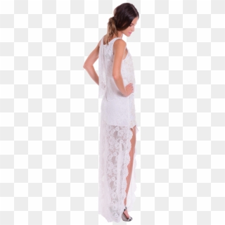 Corina White Lace Dress Corina White Lace Dress - Crochet, HD Png Download