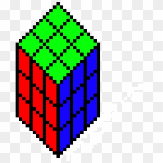 Rubix Cube Pixel Art Rubik S Cube Hd Png Download 600x520