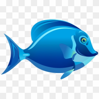 Blue Fish Png Clipart - Clipart Blue Fish Png, Transparent Png