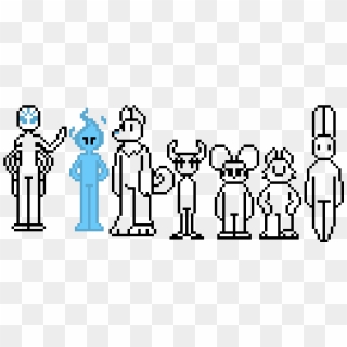 Undertale Pixel Art , Png Download - Sans Face Pixel Art, Transparent Png -  630x593 (#1989062) - PinPng