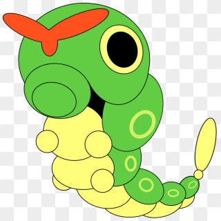 Caterpie - Easy To Draw Caterpie, HD Png Download