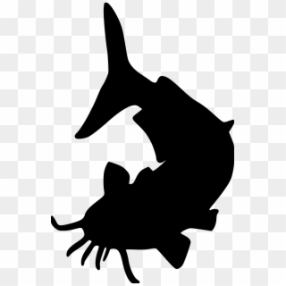 Clip Art Freeuse Catfish Silhouette At Getdrawings - Catfish Png Black ...