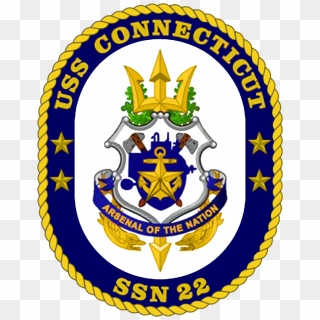 Uss Connecticut Crest - Uss Arleigh Burke Crest, HD Png Download ...