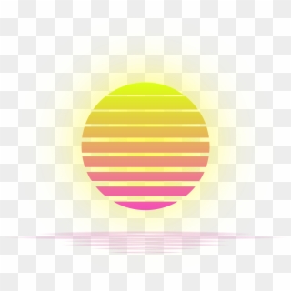 Vaporwave Clipart Sun - Shirt Design Summer T Shirt, HD Png Download ...