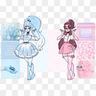 Girls Transparent Aesthetic - Aesthetic Girl Drawing, HD Png Download