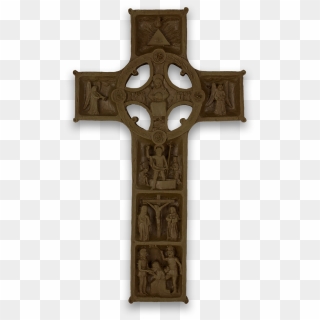 Resin Cross Depicting The Scenes Of Judgement Day - Cross, Hd Png 