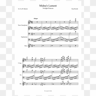 Midna's Lament Sheet Music Composed By Koji Kondo 1 - Aha Sheet Music ...