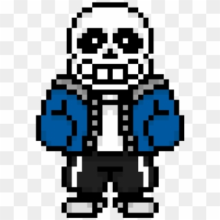 Sans Sprite V2 - Pixel Art, HD Png Download - 910x1170 (#6344348