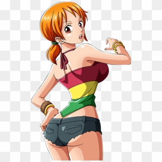 Nami Transparent Luffy Graphic - One Piece Luffy And Nami Chibi Png, Png  Download , Transparent Png Image - PNGitem