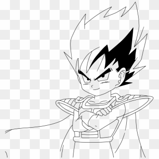 Desenho Pra Colorir Do Vegeta Transparent PNG - 813x851 - Free