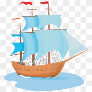 Explorer Clipart Wooden Ship - Sailing Ship Clipart, HD Png Download ...