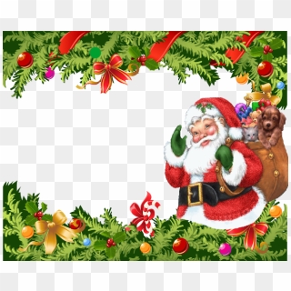 Moldura do cartão de Natal Feliz Natal PNG transparente - StickPNG