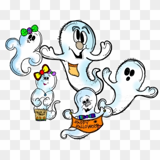 Ghost Cliparts Teachers - Funny Halloween Clipart, HD Png Download