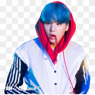 Suga Minyoongi Yoongi Btssuga Bts Agustd - Bts Suga Blue Hair, HD Png ...