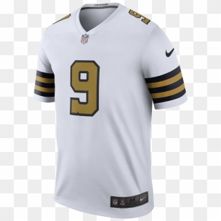 New Orleans Saints 9 Brees Navy White Color Rush Limited Jersey