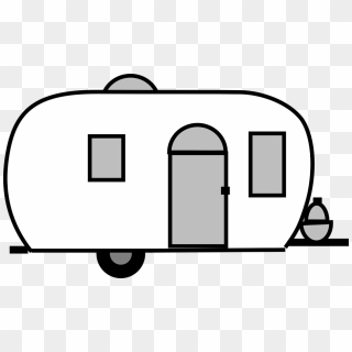 Caravan Clipart Old Camper - Airstream Clipart, HD Png Download. old book c...