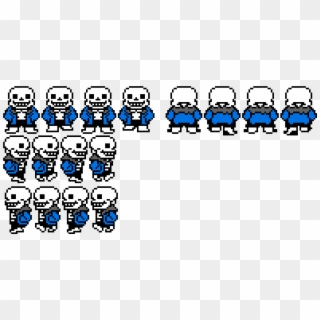 Sans Walking Sprite Sheet - Rpg Maker Sans Sprites, HD Png Download