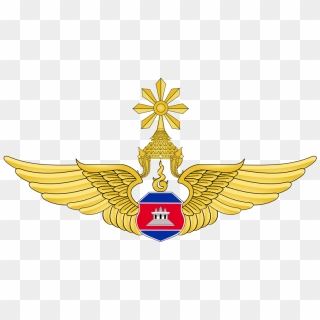 Wing Svg Air Force - Cambodia Air Force Logo, HD Png Download - 800x430 ...