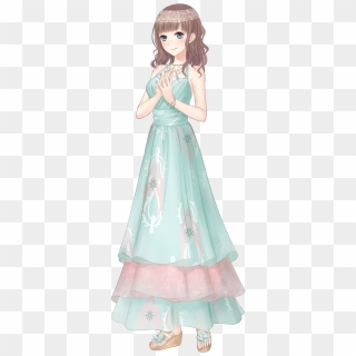 Anime Girl Party Dress, HD Png Download