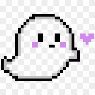 Cute Ghost - Cute Halloween Pixel Art, HD Png Download - 1140x1050 ...