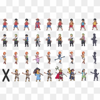 Nikocool110 - Pokemon Trainer Red Sprite, HD Png Download