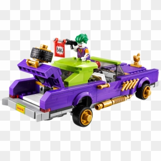 The Joker Notorious Lowrider Lego Batman Joker Car HD Png