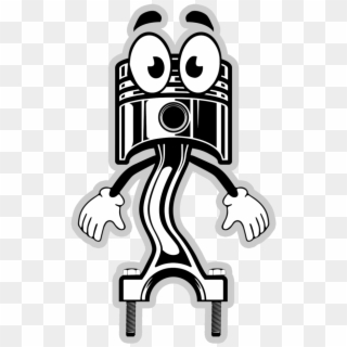 Rodney The Piston Sticker - Mighty Car Mods Rodney, HD Png Download