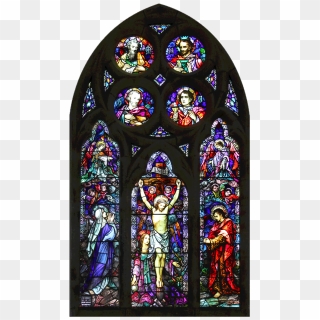 Stained Item,place Of Architecture,religious Institute,psychedelic - Stained Glass Png, Transparent Png