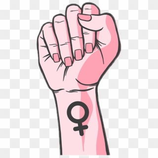 #fist #girl #girlpower #power #runtheworld #tumblr - Girl Power Stickers Png, Transparent Png