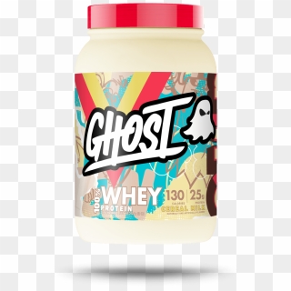 Ghost Whey Protein Cereal Milk Flavor 26 Servings - Ghost Peanut Butter Cereal Milk, HD Png Download