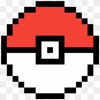 Pokeball Pixel Art Clipart , Png Download - Pokemon Ball Pixel Art, Transparent Png