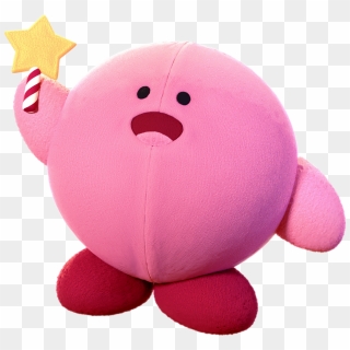 kirby with star rod plush