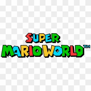 Super Mario World Snes Logo, HD Png Download - 1280x384 (#6899666) - PinPng