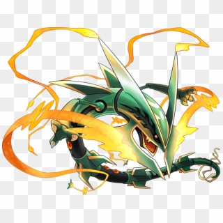 Shiny Mega Rayquaza Black, HD Png Download - 800x600 (#6753532