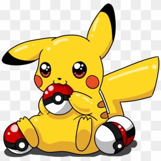 Drawn Pikachu Pikachu Pokeball Cute Kawaii Adorable Pikachu Hd Png Download 566x555 Pinpng