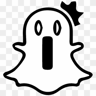 The Harm Of Living With - Snapchat Ghost Transparent Background, HD Png Download